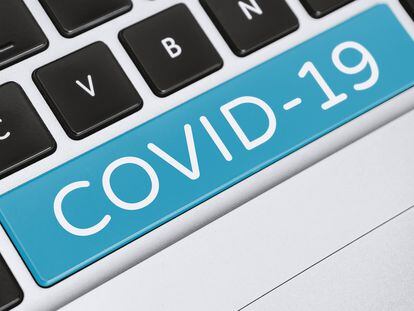 Covid-19 en un ordenador