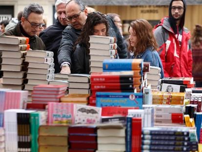 La jornada de Sant Jordi el año pasado.