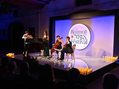 Actuación musical de la I edición del festival Raimat Arts Festival, en octubre de 2022.