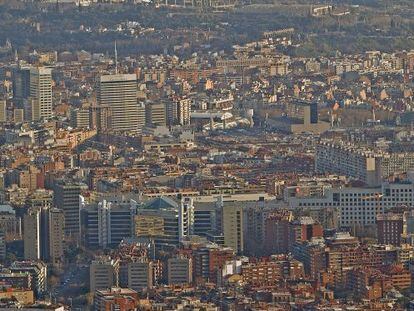 Vista de la ciudad de Barcelona.