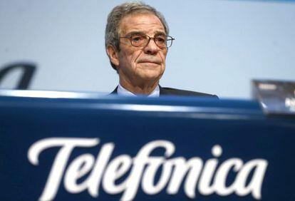 El presidente de Telef&oacute;nica, C&eacute;sar Alierta.