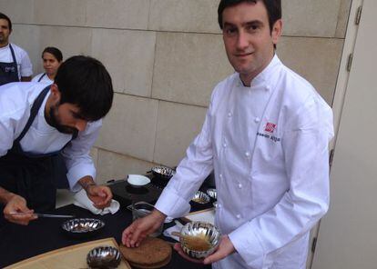 El cocinero Josean Alija en Nerua.