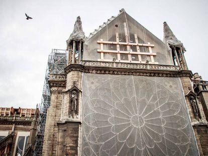Notre Dame, este martes en París.