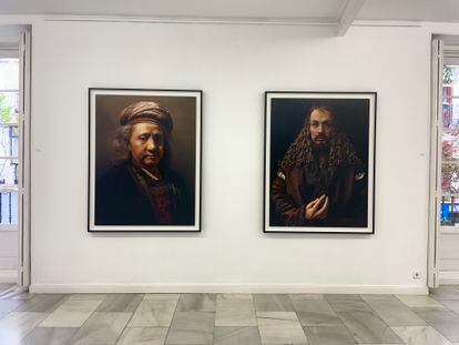 Rembrandt y Durero, reimaginados por Yasumasa Morimura.