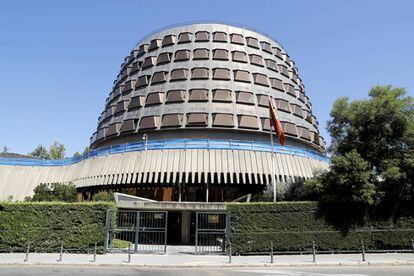 Edificio sede del Tribunal Constitucional, en Madrid.