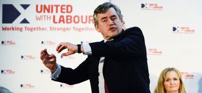 El ex primer ministro de Reino Unido, Gordon Brown.