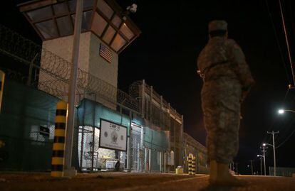 Entrada al Campo 6 de Guantánamo, al este de la isla de Cuba.