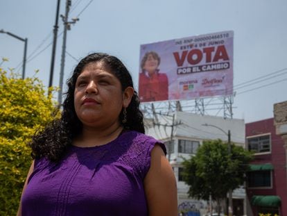 Elsa Arista, en Ciudad Nezahualcóyotl, en el Estado de México, el pasado 25 de mayo.