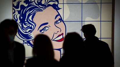 La obra de Lichtenstein con la que se cierra la exposición de Arte americano en el Museo Thyssen de Madrid.