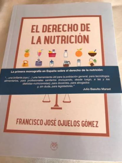 Portada del libro 'El derecho de la nutrición'.