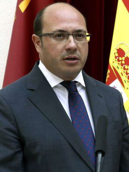 Pedro Antonio S&aacute;nchez, candidato del PP.
  
   
  
  
 