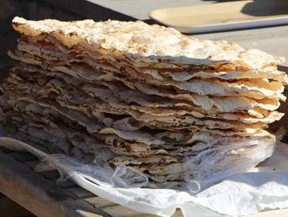 El lavash es uno de los panes típicos armenios