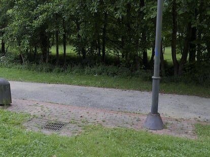 Parque Botánico de Amorebieta (Bizkaia), donde se produjo la agresión grupal al joven.