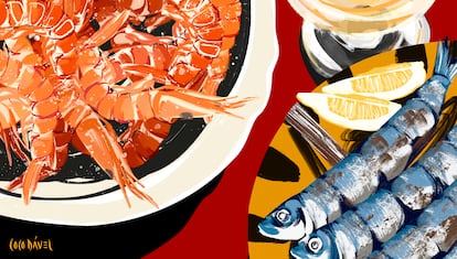 A la escritora le gustaría que su última cena fuera en Cádiz, en algún lugar de la Costa de la Luz, Conil o Zahara. “Con mis coquinas, con mis sardinas, unas gambas blancas de Huelva, todo muy sencillo pero buenísimo y de beber un vino blanco de ahí", dice.