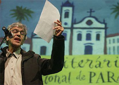 Caetano Veloso, durante el homenaje a João Guimarães Rosa celebrado el miércoles en Parati.