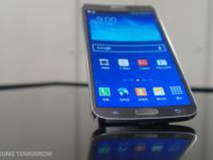 Imagen del Samsung Galaxy Round, publicada por el blog blog oficial de la empresa Samsung Tomorrow.