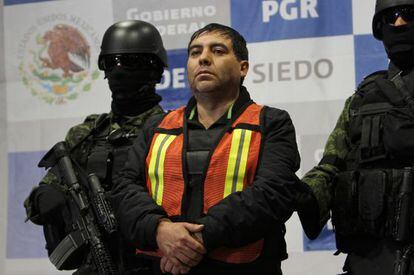 Felipe Cabrera Sarabia, alias El Inge, presunto jefe de escoltas del capo Joaquín El Chapo Guzmán, detenido el pasado 23.