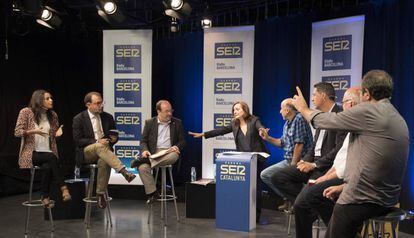 Un debate electoral en la SER en las últimas eleccines municipales.
