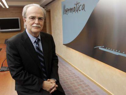 Jos&eacute; Luis Larrea, presidente de Iberm&aacute;tica. 