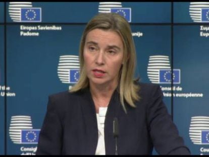 Mogherini habla sobre el posible reconocimiento del Estado Palestino por parte de Europa