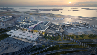 Proyecto de la nueva terminal 1 del Aeropuerto de Nueva York.