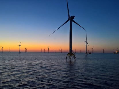 El parque eólico marino Wikinger promovido por la eléctrica española.