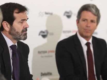 Encuentro Informativo Tendencias y retos del Sector Inmobiliario con Juan Fern&aacute;ndez-Aceytuno, CEO de Sociedad de Tasaci&oacute;n, y Marcos S&aacute;nchez Foncueva, director gerente de Valdebebas
 
 
 