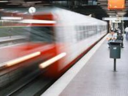 Estación de Cercanías en Barcelona.