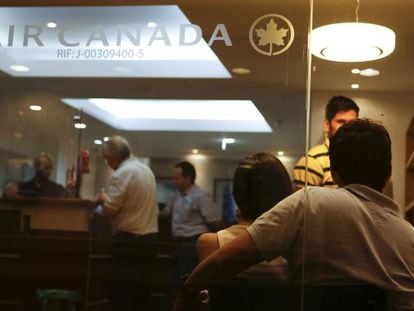 Oficina de Air Canada en Caracas.