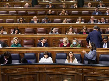 Vista general de una sesión de control al Gobierno, en el Congreso de los Diputados, a 22 de febrero de 2023, en Madrid (España).