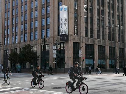 Las oficinas de Twitter en San Francisco, "nuestras" oficinas.
