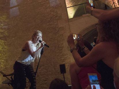 Shakira presenta el seu últim treball a Barcelona.