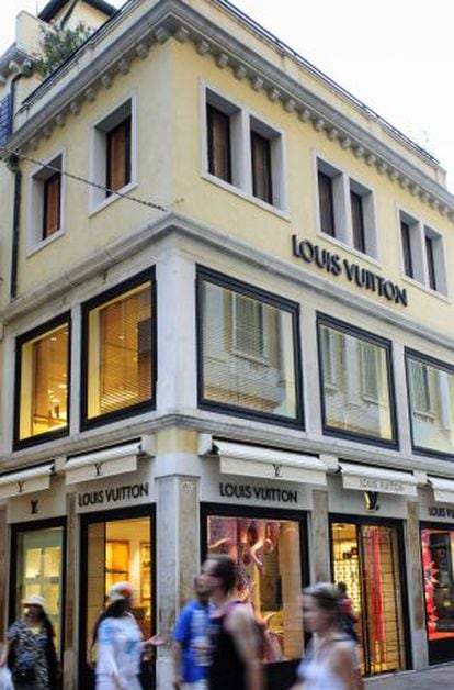 Tienda de Louis Vuitton en Venecia.