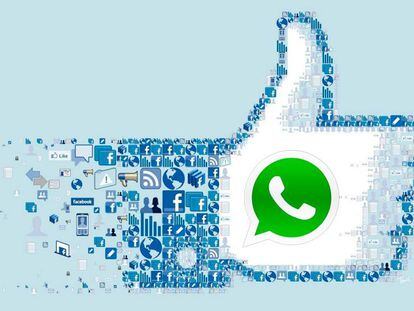 Facebook está probando un botón de WhatsApp en su aplicación