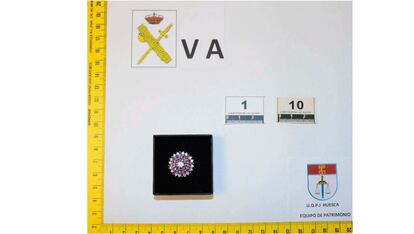 Joyas incautada spor la Guardia CIvil en el norte de España el 12/01/2024