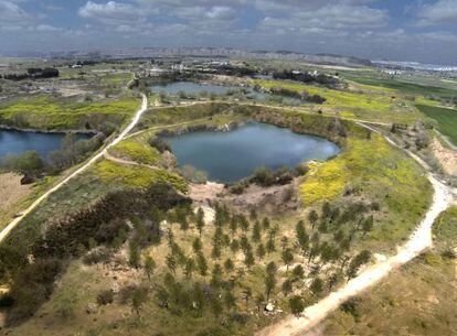 Estado en que quedaría la laguna tras su restauración ambiental.