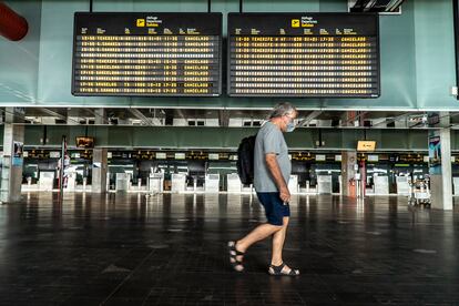 Aeropuerto de La Palma, este sábado 25 de septiembre.