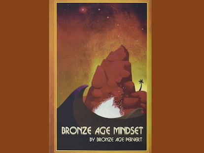 Portada del libro 'Bronze Age Mindset', autoeditado en junio de 2018.