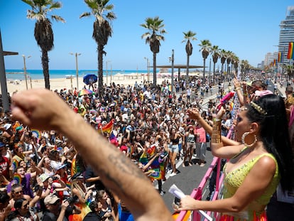 Desfile del Orgullo en Tel Aviv, este viernes.