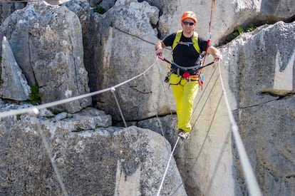 Vía ferrata de Gaucín, en Málaga.