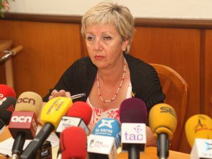 Montserrat Gassull, la ex concejal de Esquerra en Torredembarra que denunció la presunta corrupción en el Ayuntamiento.