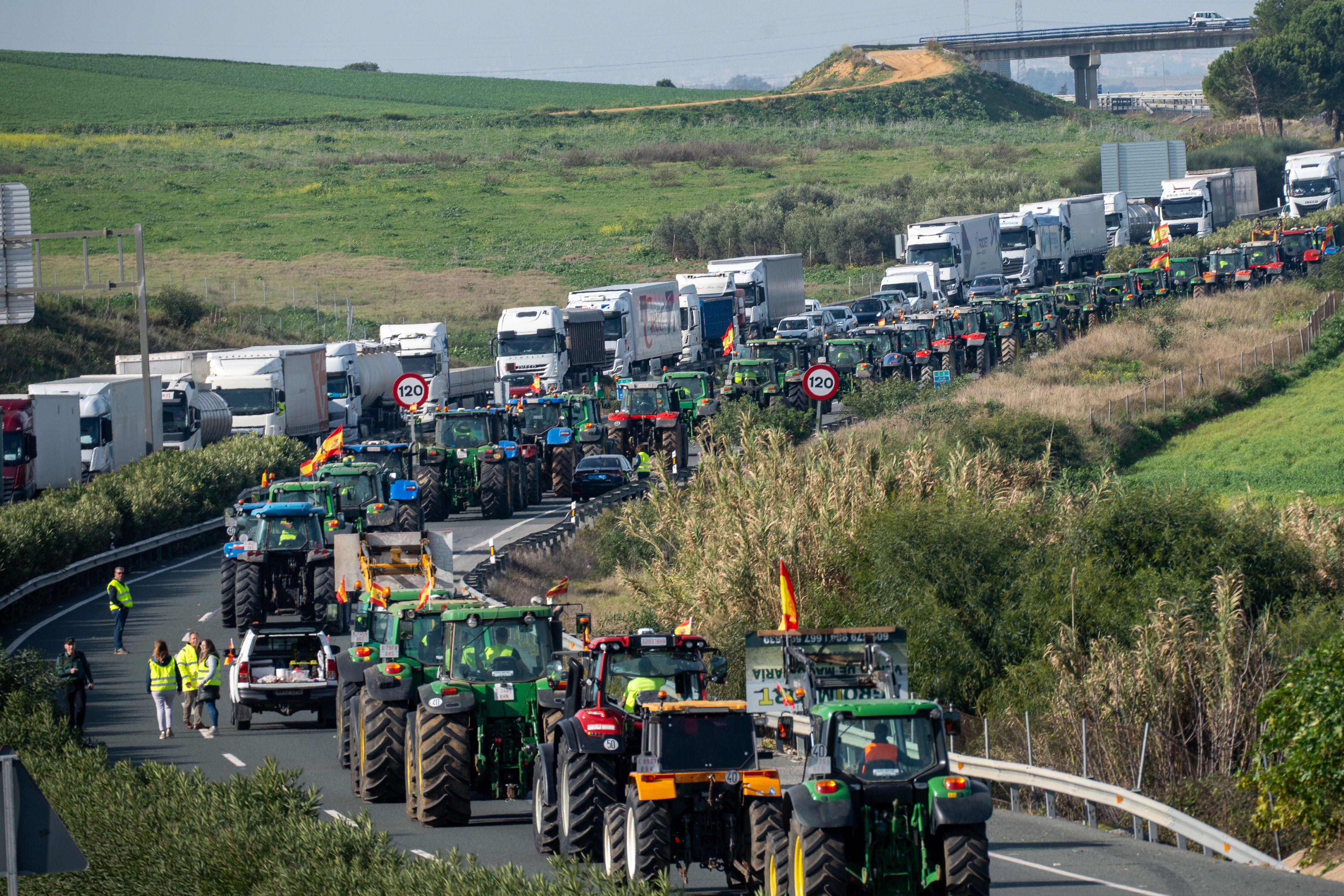 protestas de agricultores