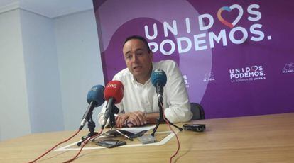 El diputado de Podemos José Ramón Blanco, en una imagen de archivo.