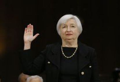 La nueva responsable de la Fed, Janet Yellen.