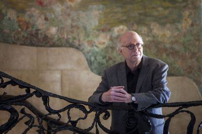 Richard Sennett, ayer en La Pedrera de Barcelona.