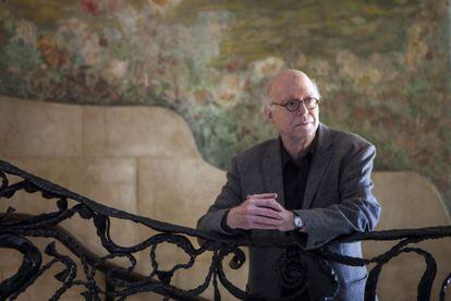 Richard Sennett, ayer en La Pedrera de Barcelona. 