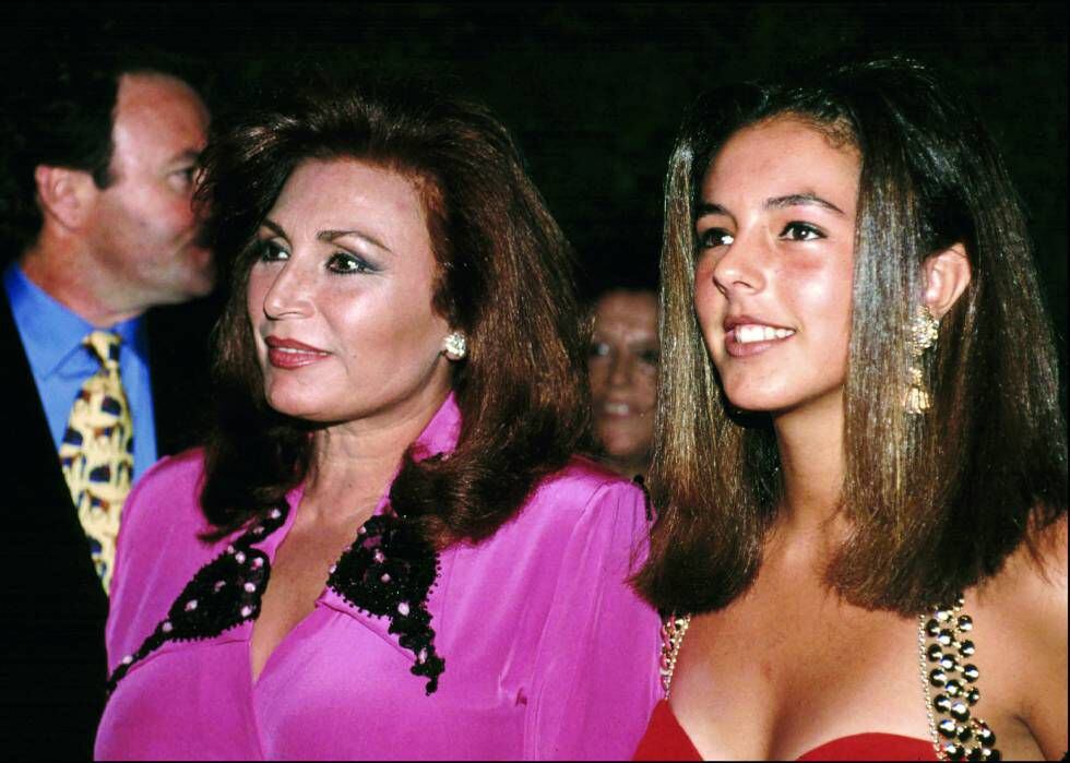 Rocio Jurado y Rocío Carrasco en los años noventa.