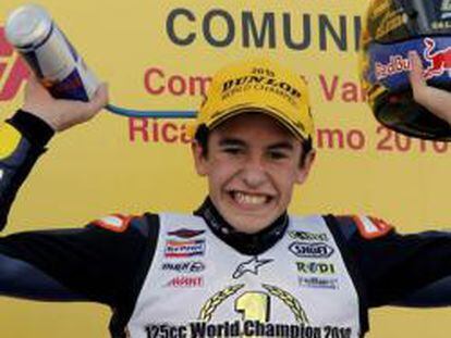 Marc Márquez, campeón del mundo de 125 cc