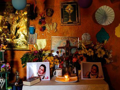 Imágenes de Celso Escún, uno de los migrantes heridos, en su casa en Guatemala.