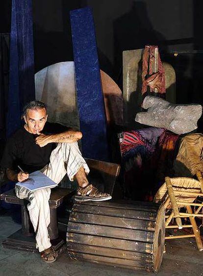 El director de escena Ricardo Iniesta, en el Centro Internacional de Investigación Teatral TNT, de Sevilla.